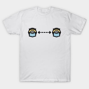 Keep Distance, Despite A Mask! (Corona / Icon) T-Shirt